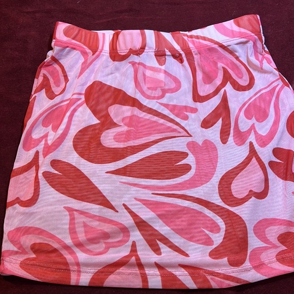 New, Mesh “Hearts” Rave skirt - Picture 6 of 9